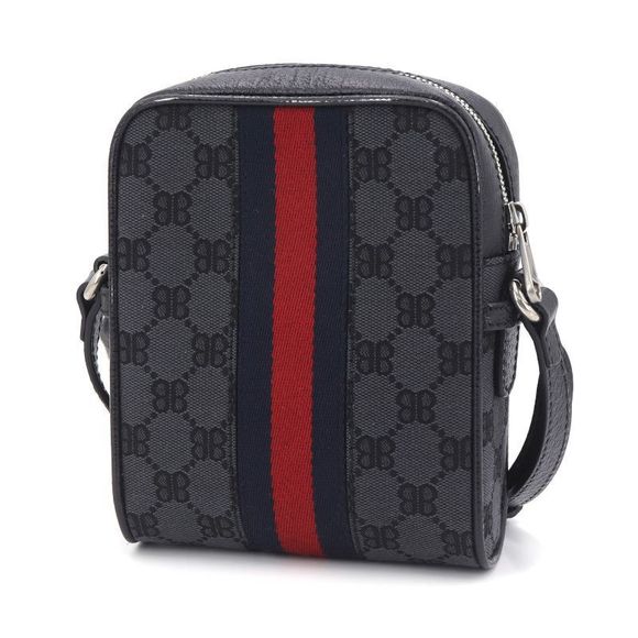 Balenciaga The Hacker Shoulder Bag Leather Black - Picture 2 of 4